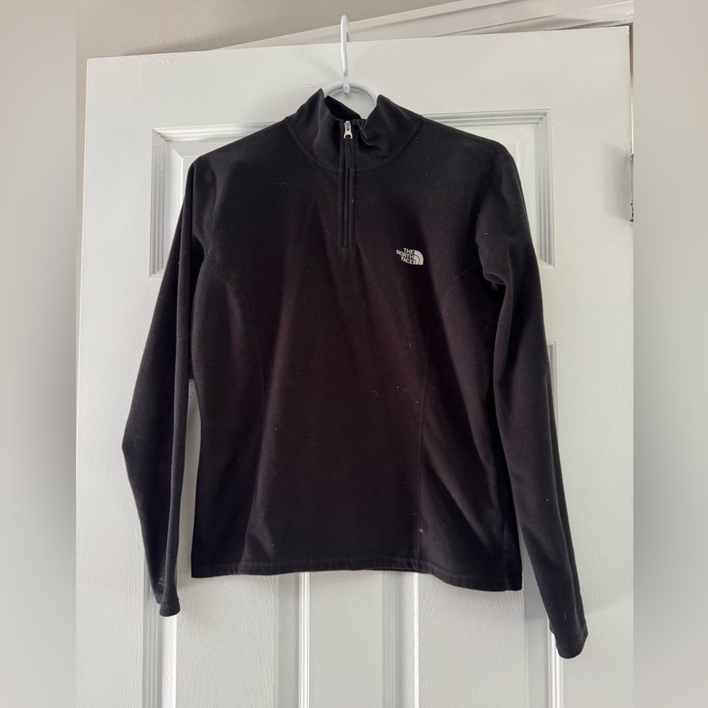 North face TKA 100 women’s 1/4 zip fleece medium - Picture 3 of 5